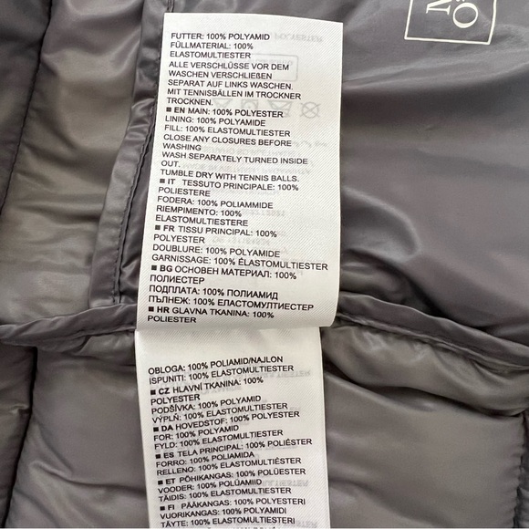 Marc O’ Polo Quilted Waistcoat Vest Recycled Fabric Black Men’s Medium - Picture 12 of 15